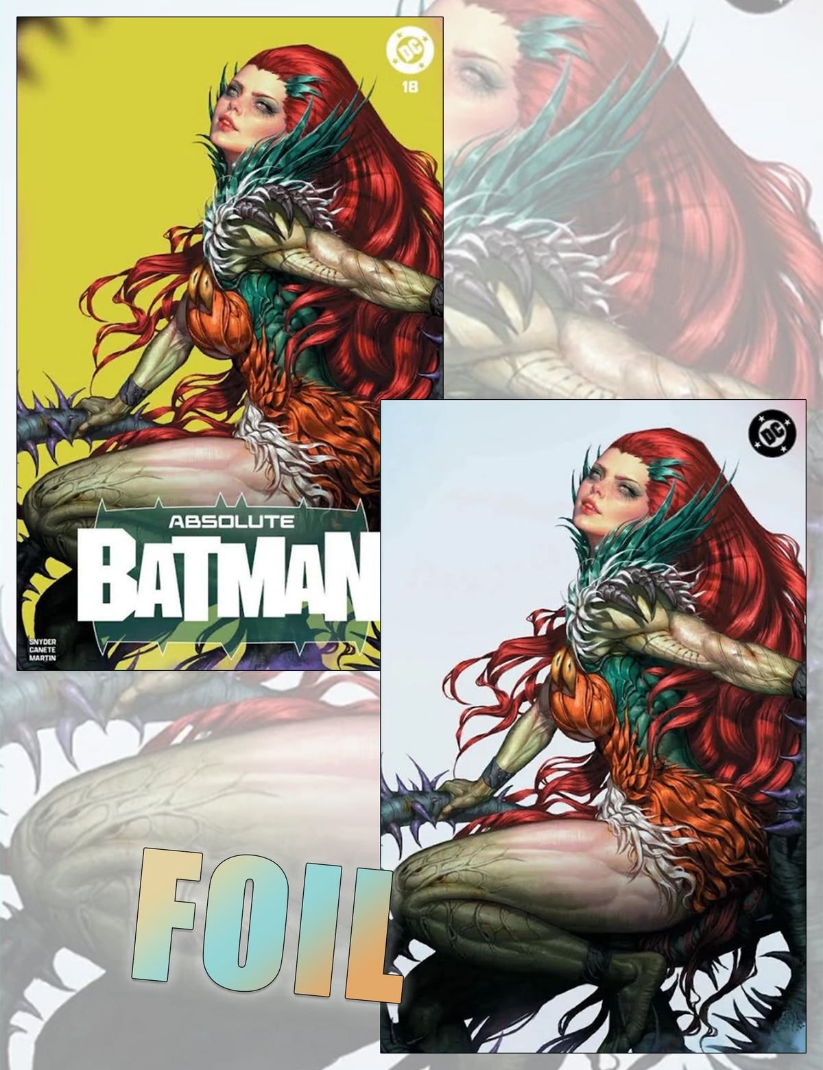Absolute Batman #18 - EOM - Trade Dress und Foil-SET