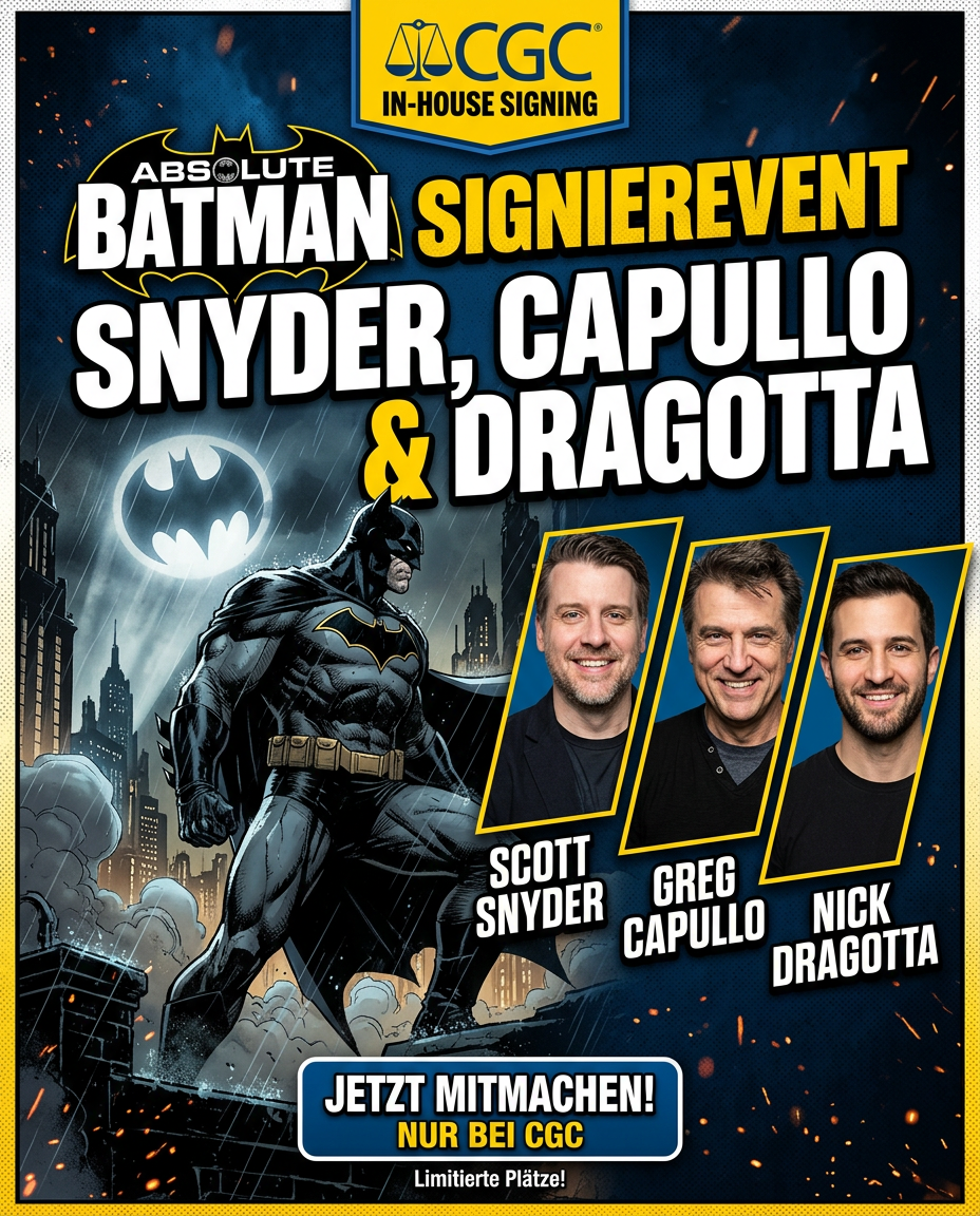 Absolute Batman - CGC Signature Series – Drei Ikonen auf einmal!