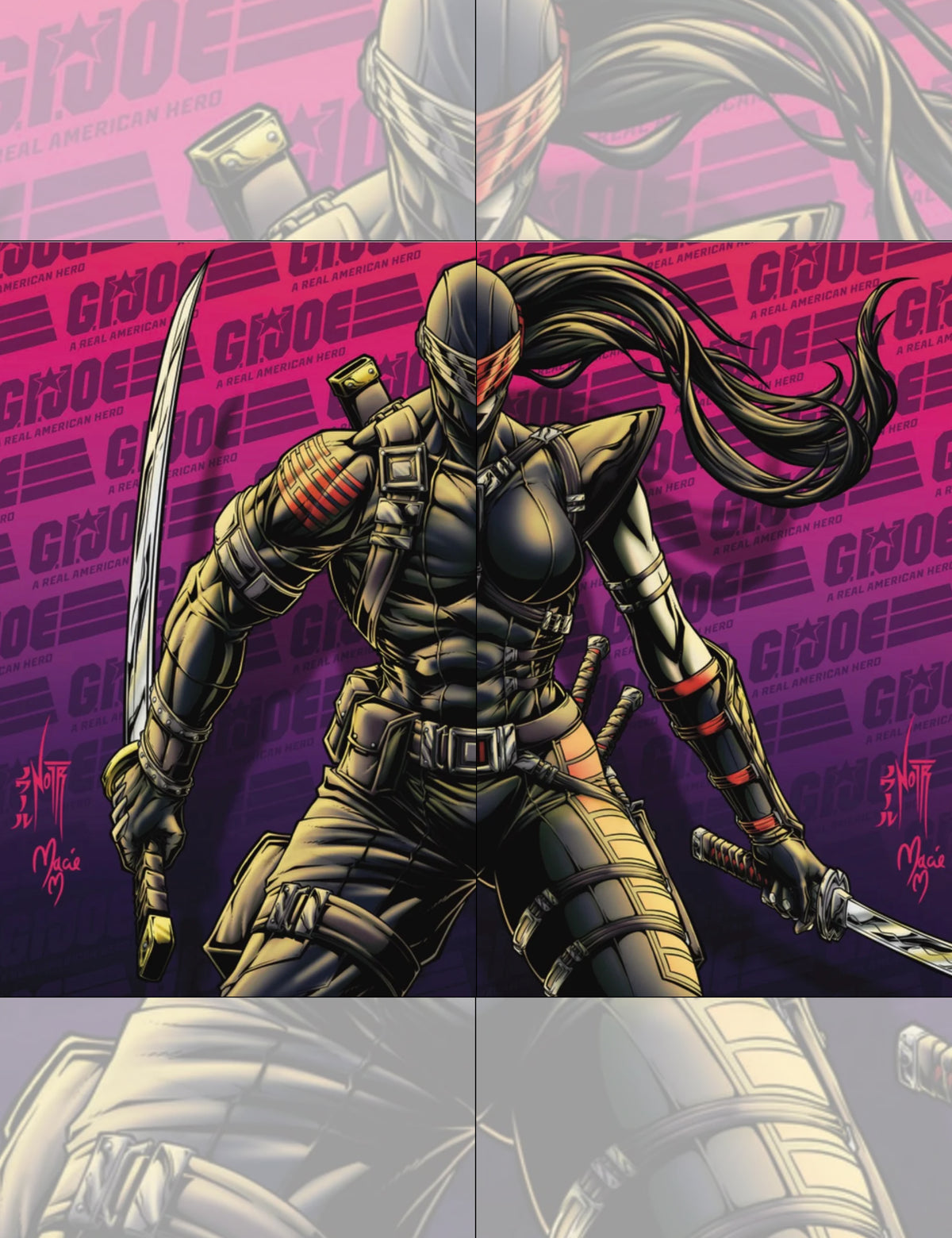 G.I. Joe #331 - Jordan Noir - Connecting Set