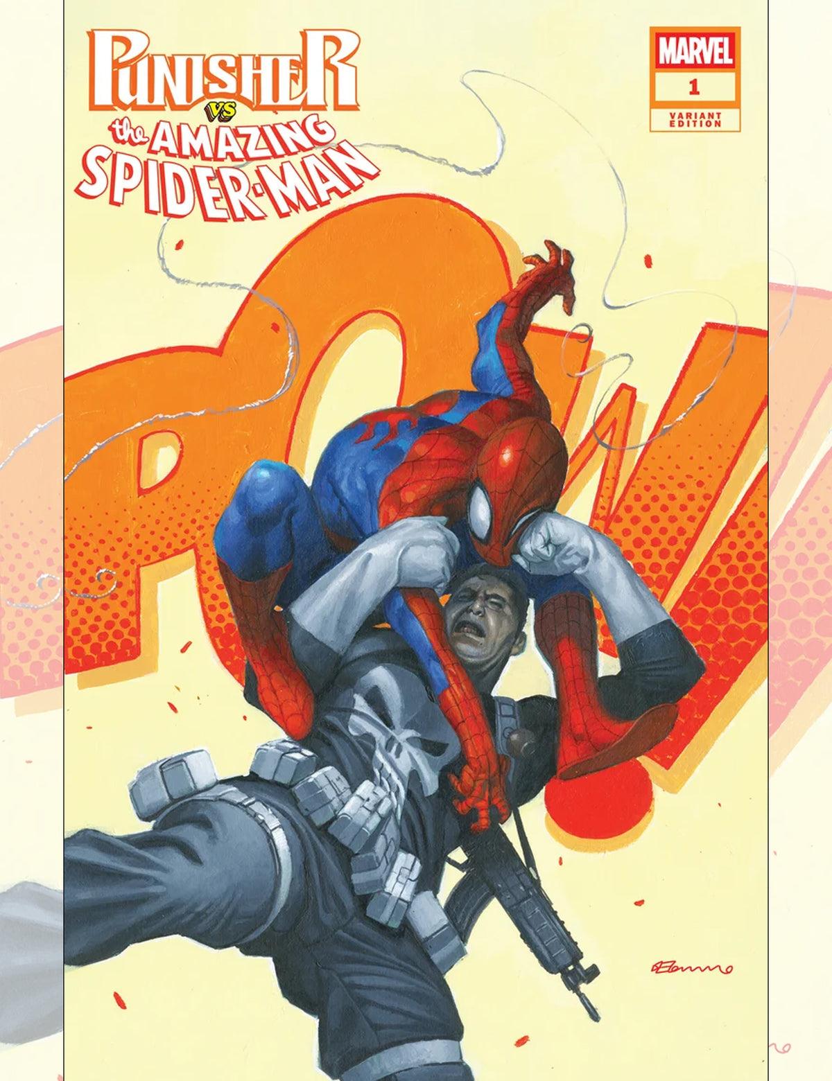 Punisher vs. Amazing Spider-Man #1 - Fabrizio De Tommaso - Trade Dress Variant