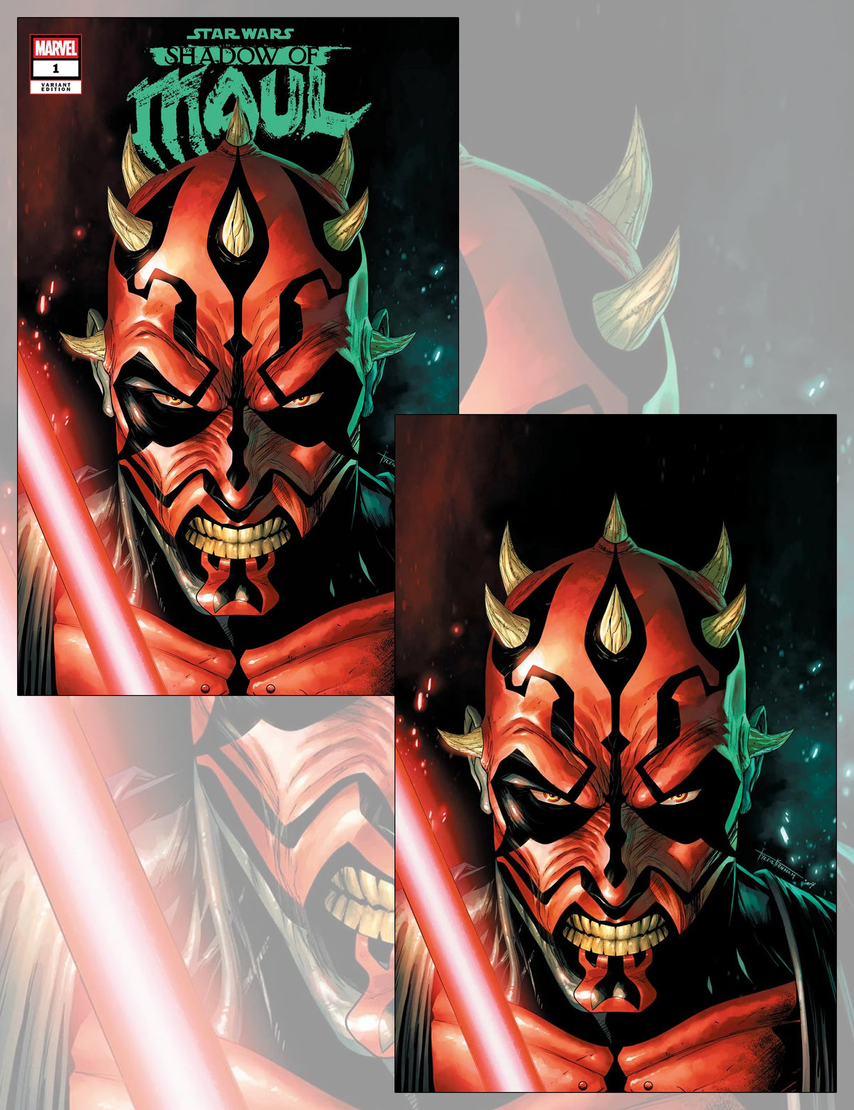 Shadow of Maul #1 - Tyler Kirkham - Trade Dress- und Virgin Variant