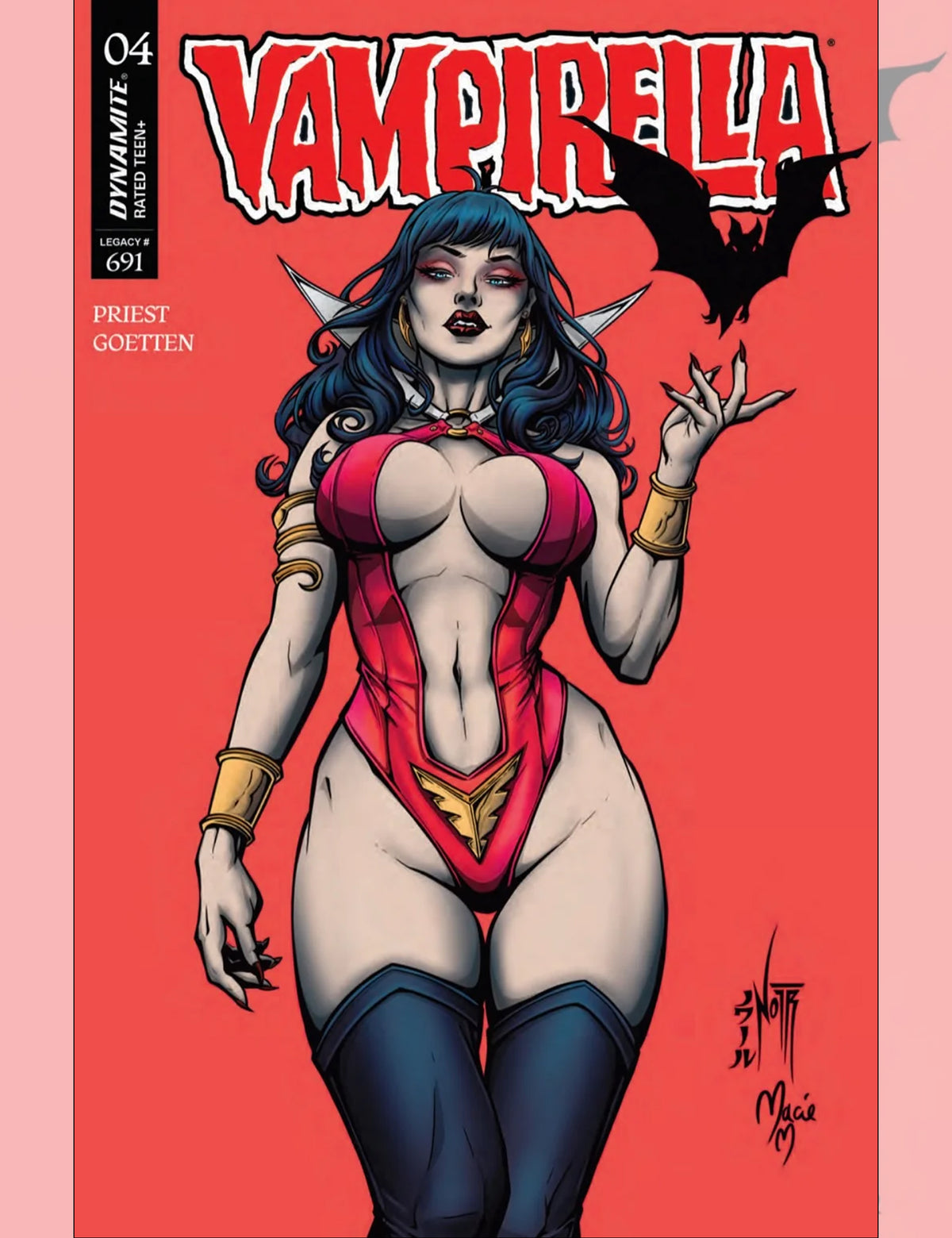 Vampirella #4 - Jordan Noir - Trade Dress Variant