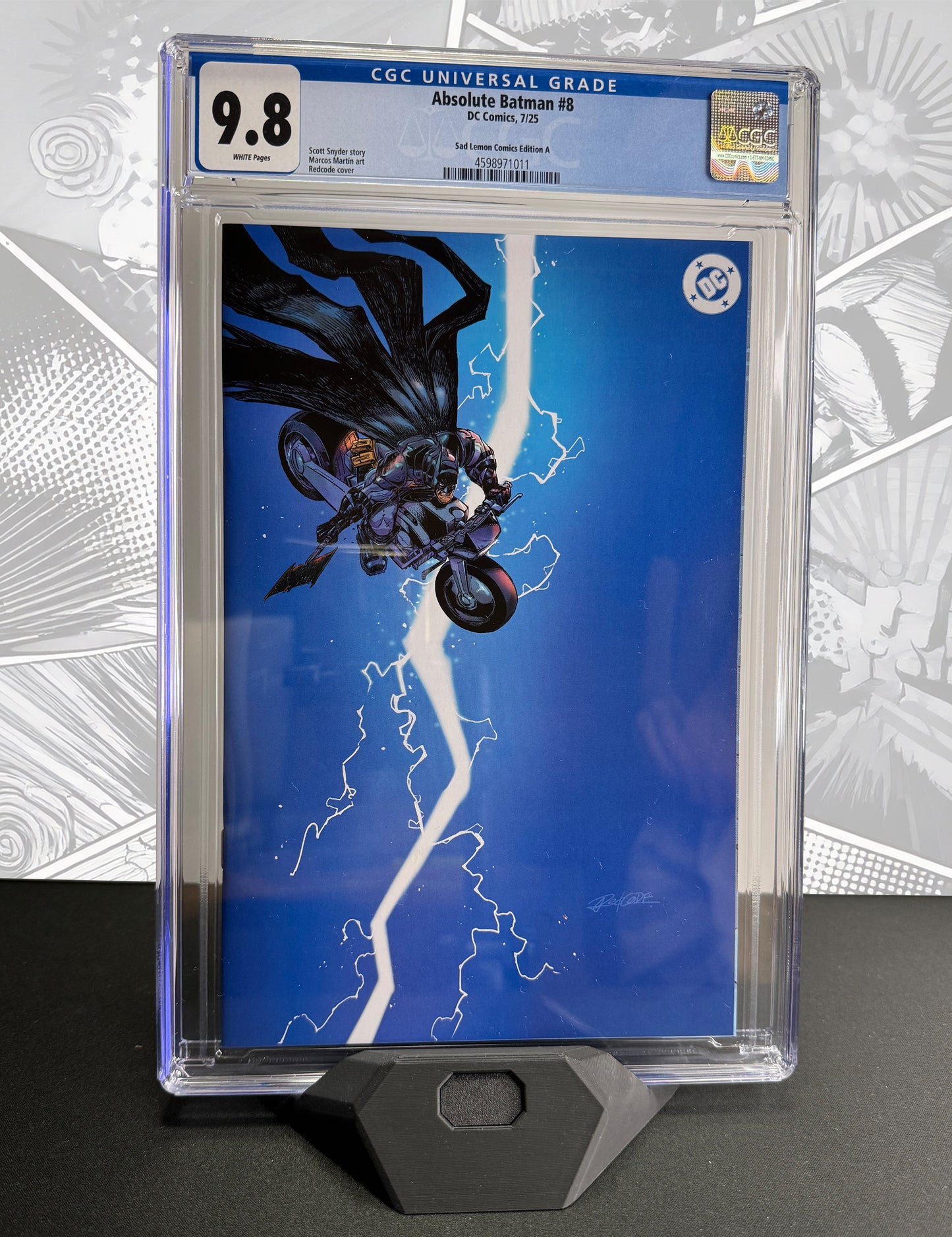 Absolute Batman #8 - Redcode Variant - CGC 9.8