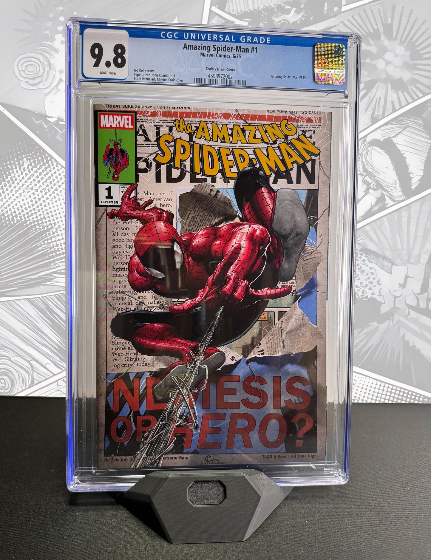Amazing Spider-Man #1 - Clayton Crain Variant - CGC 9.8