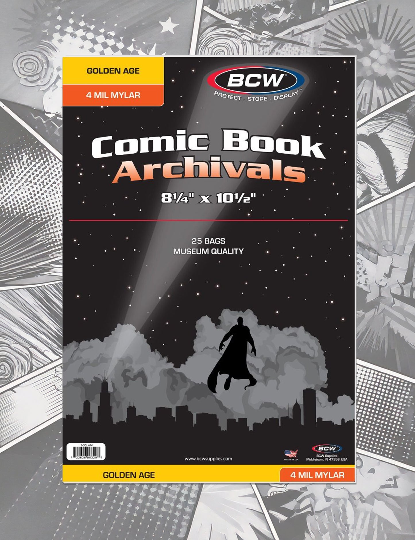 BCW - Golden Comic Mylar Archivals - 4 MIL