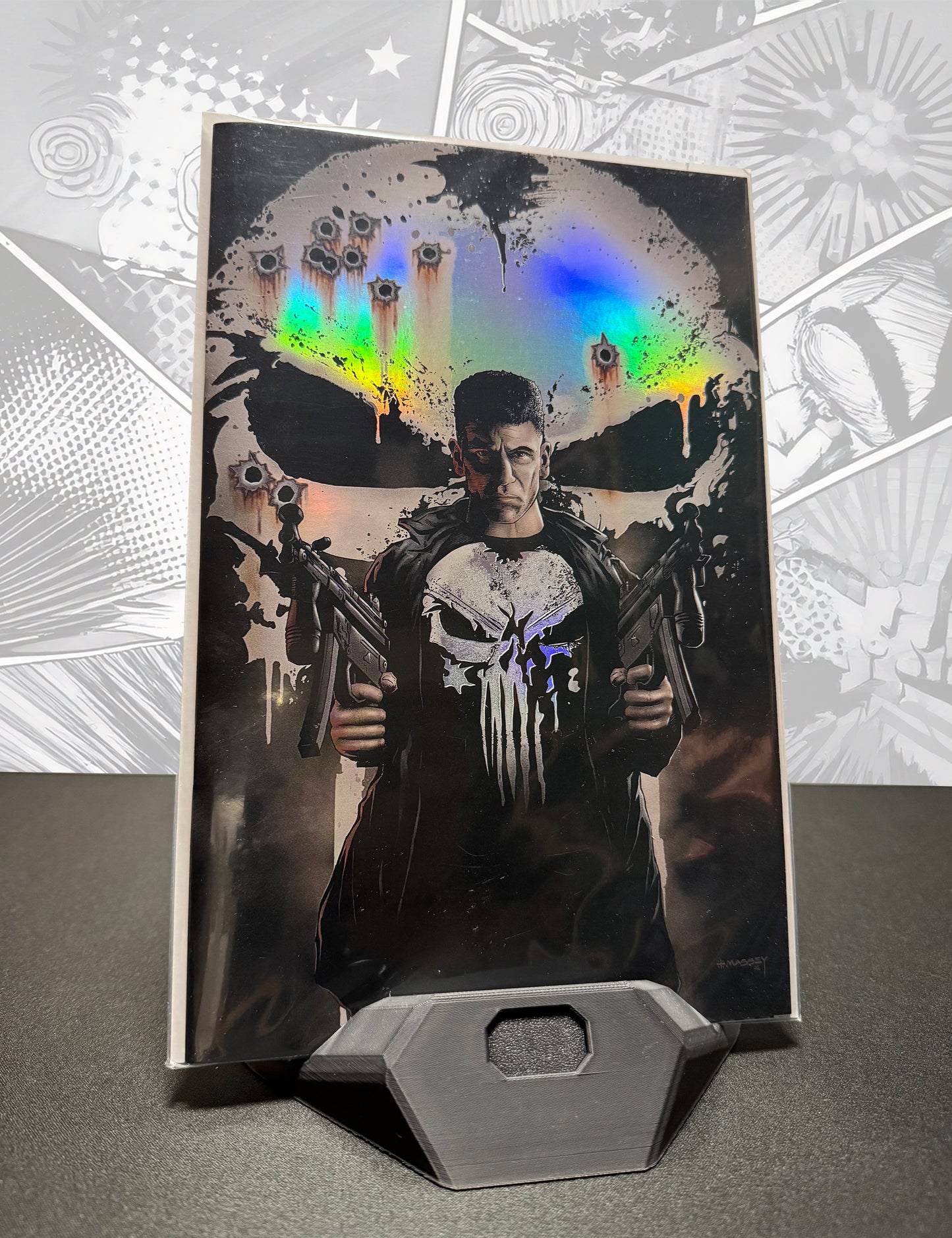 Fame: Charlie Cox #1 - Punisher Edition - Spot-Foil Variant T.W. Massey
