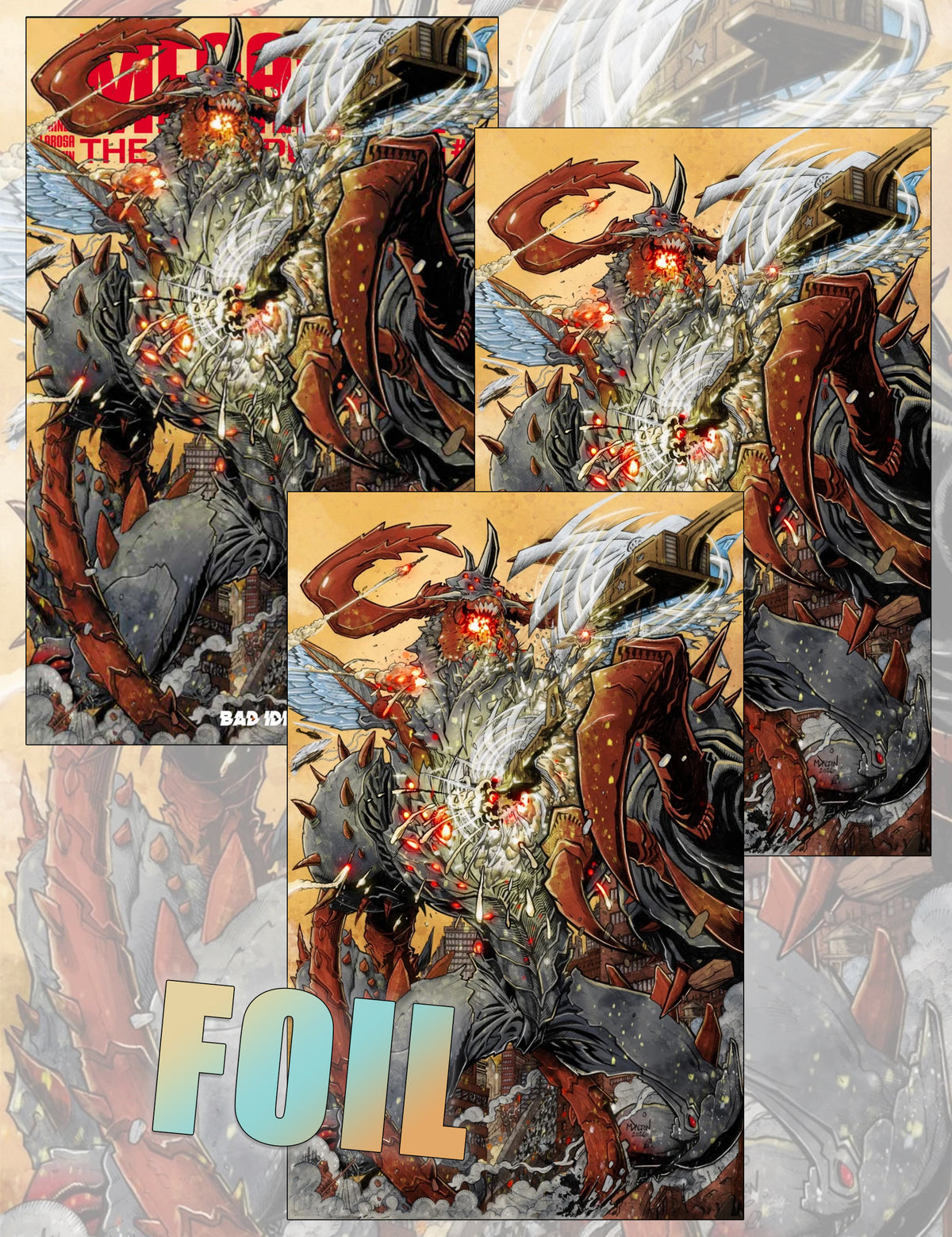 Megalith: The Olympus Saga #1 - Matt Dalton - Trade Dress, Virgin- und Foil-SET