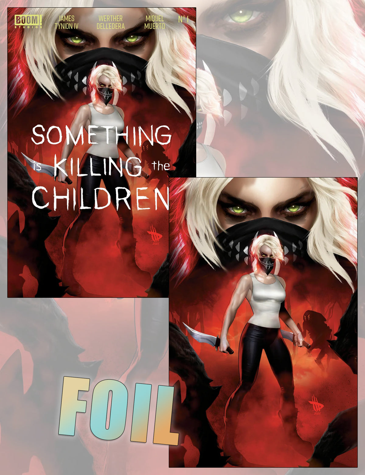Something is Killing the Children #1 (10th print) - Dave Wilkins - Trade Dress- und Foil-SET
