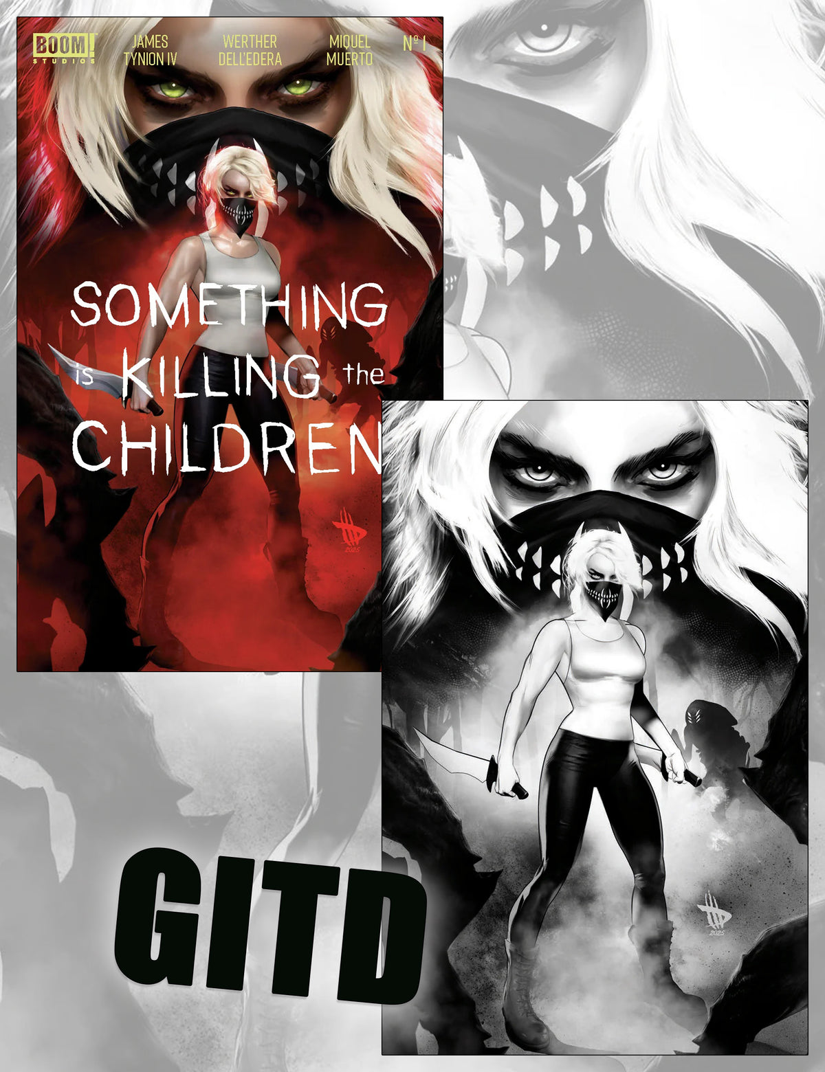 Something is Killing the Children #1 (10th print) - Dave Wilkins - Trade Dress- und Glow in the Dark-SET