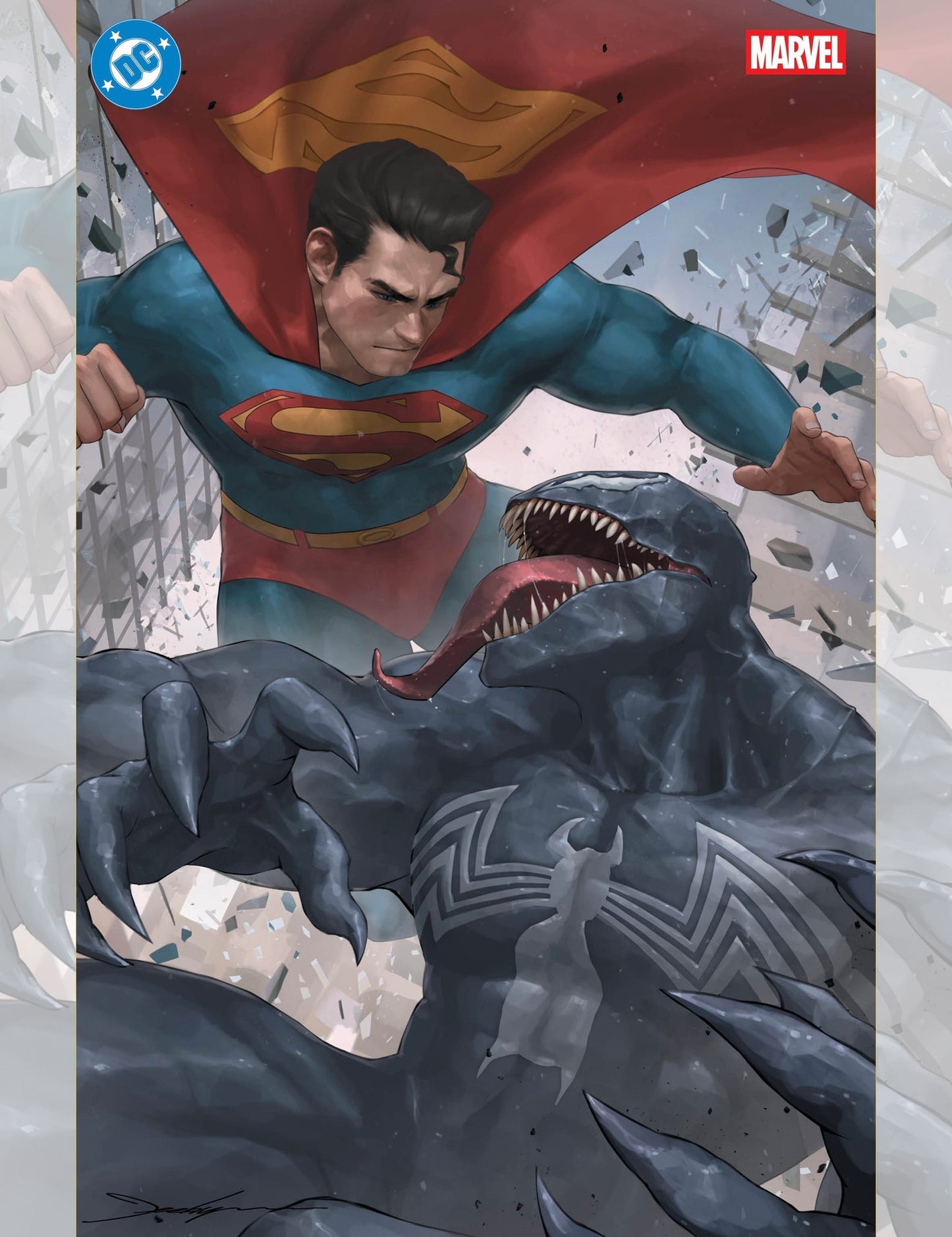 Superman / Spider-Man #1 - Jeehyung Lee - Virgin Variant