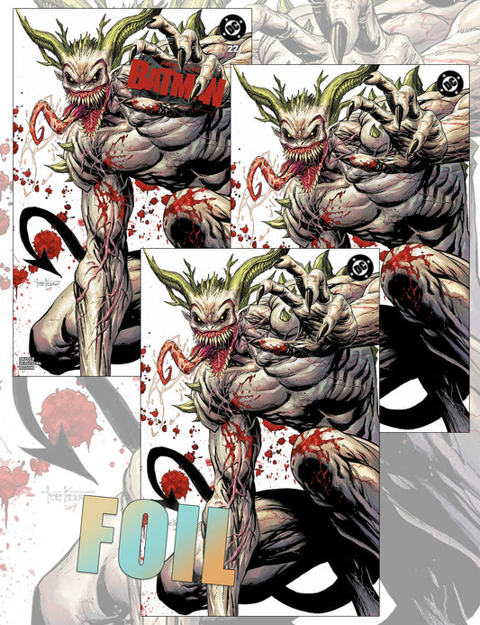 Absolute Batman #22 - Tyler Kirkham - Trade Dress, Virgin- und Foil-SET