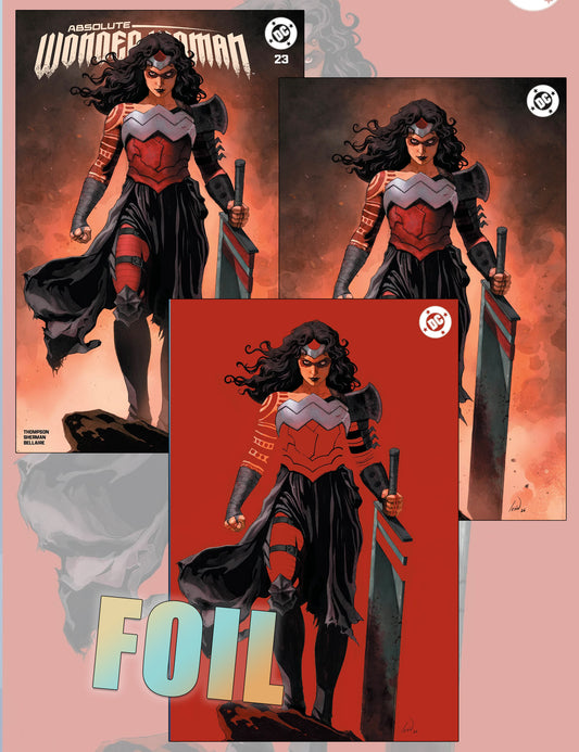 Absolute Wonder Woman #23 - Ivan Talavera - Trade Dress, Virgin- und Foil-SET