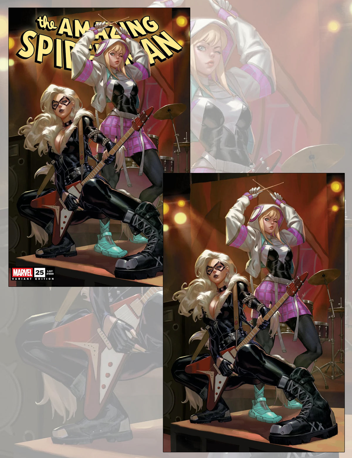 Amazing Spider-Man #25 - Ejikure - Trade Dress- und Virgin-SET