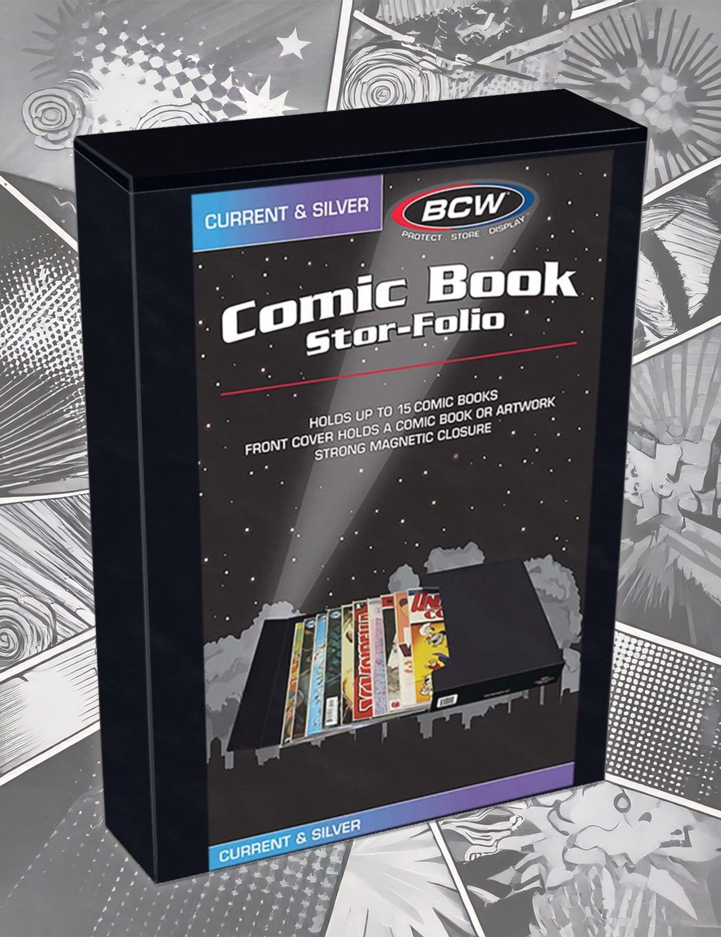 BCW - Aufklappbare Portfoliobox für Comics