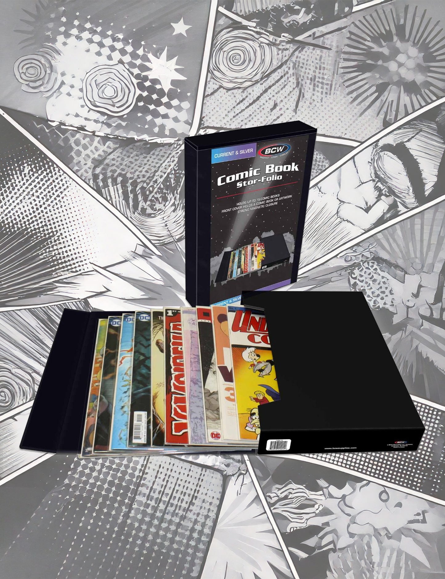 BCW - Aufklappbare Portfoliobox für Comics