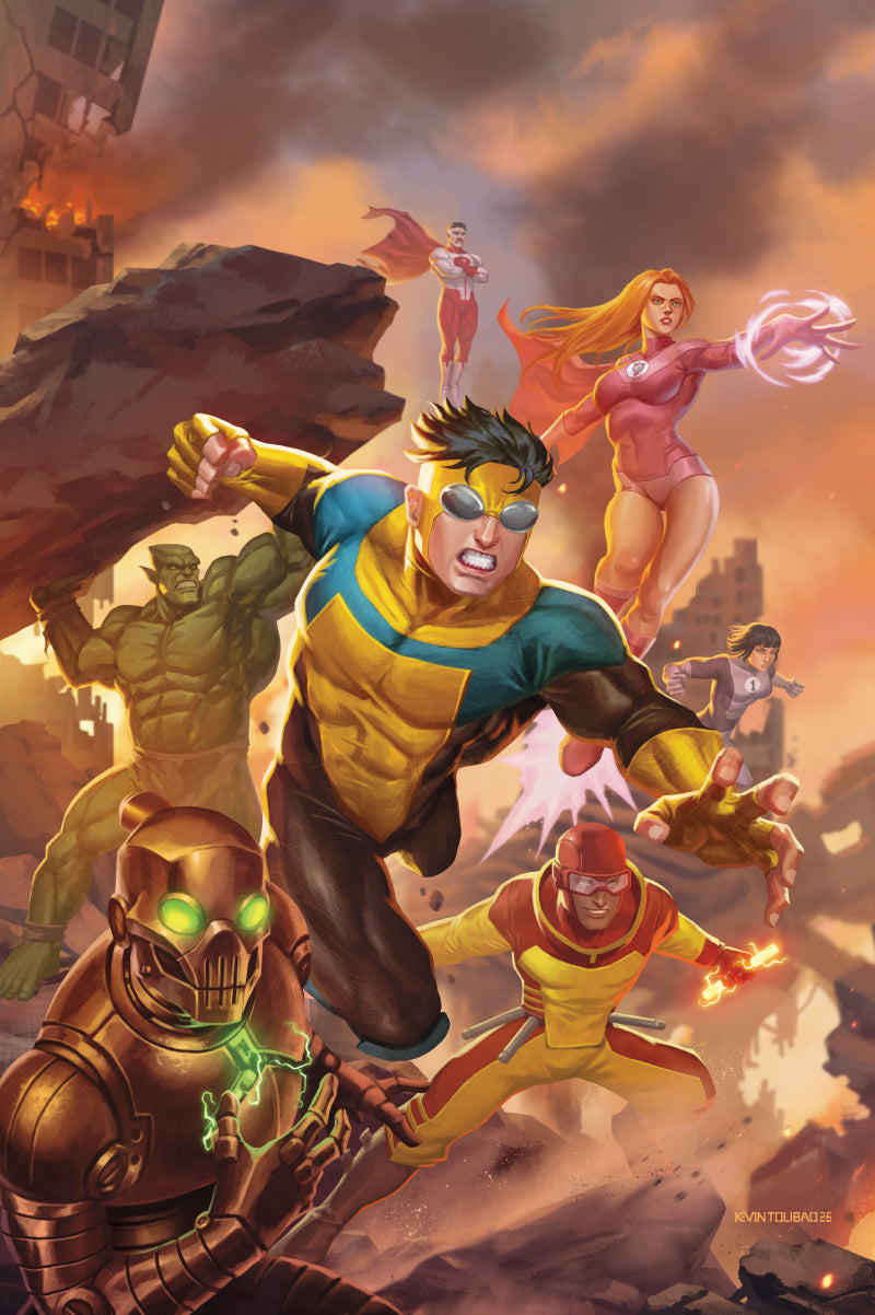 Invincible #1 / Battle Beast #7 - Connecting Foil Cover - Kevin Tolibao