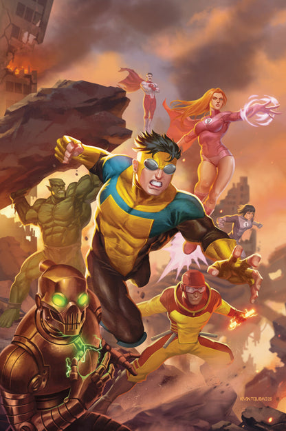 Invincible #1 / Battle Beast #7 - Connecting Foil Cover - Kevin Tolibao