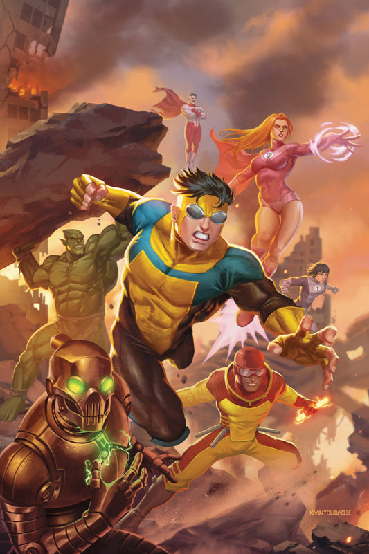 Invincible #1 / Battle Beast #7 - Connecting Foil Cover - Kevin Tolibao