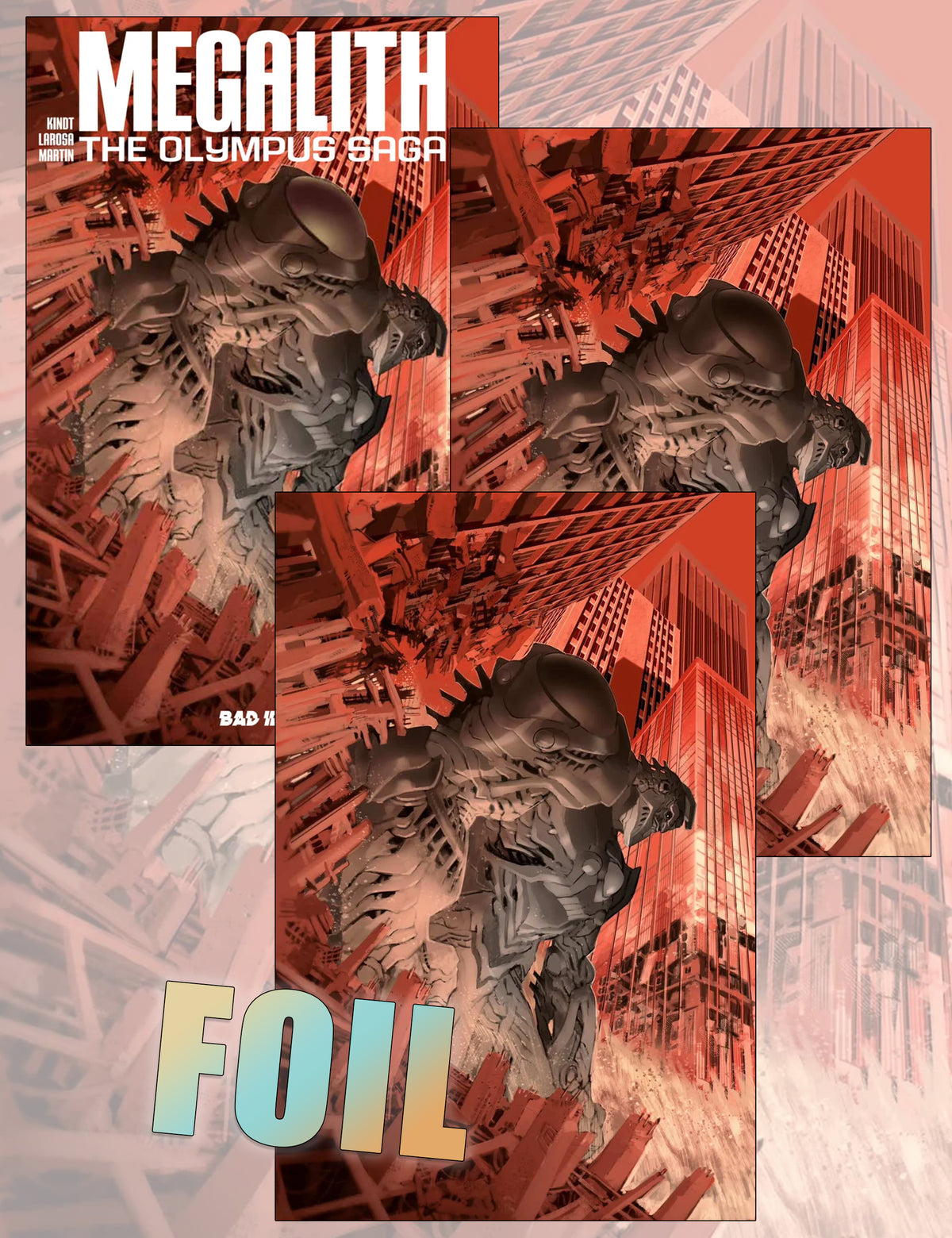 Megalith: The Olympus Saga #1 - Eric Canete - Trade Dress, Virgin- und Foil-SET