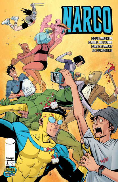 Invincible Team-Up Set mit allen 34 Cover