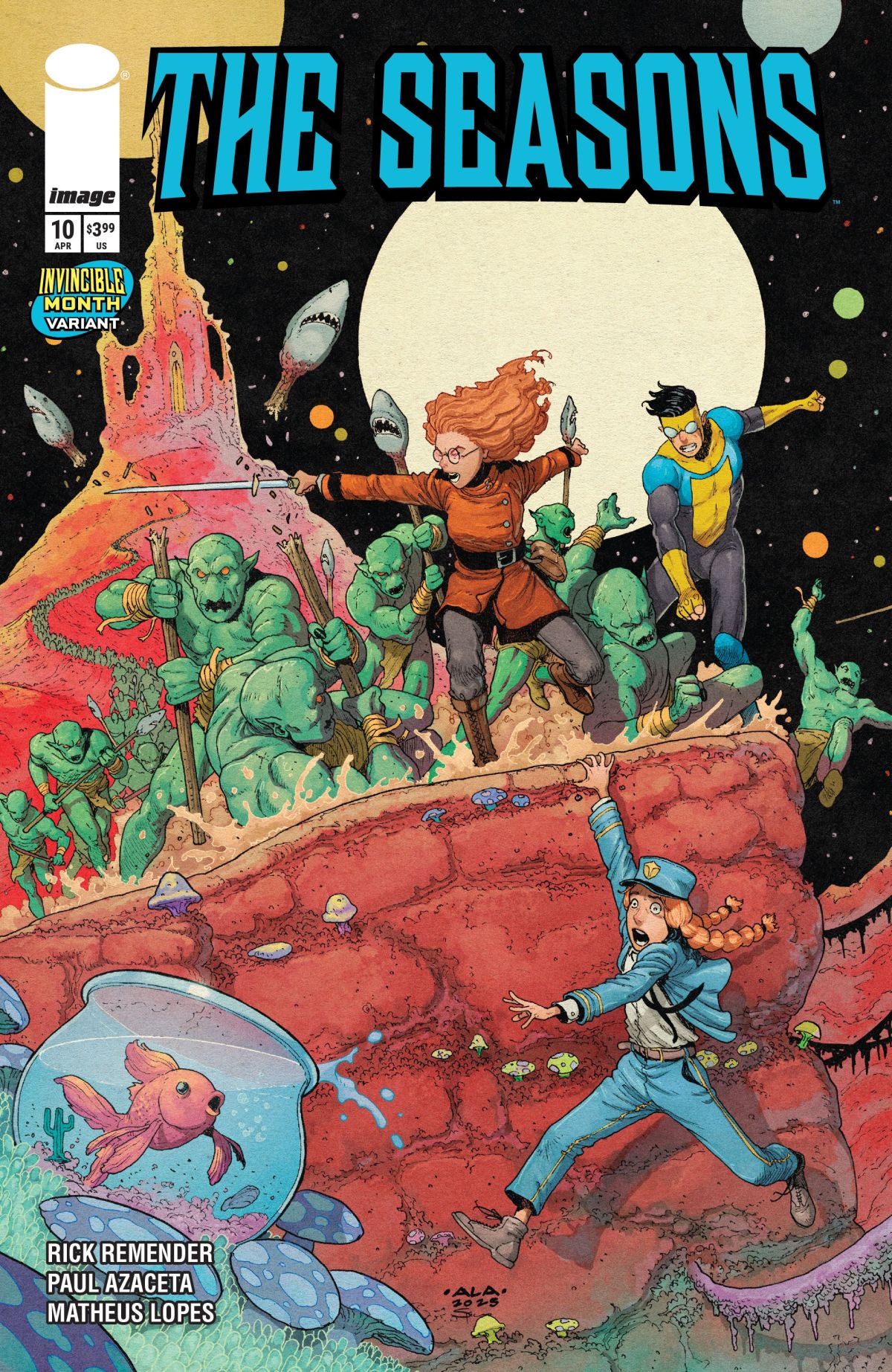 Invincible Team-Up Set mit allen 34 Cover