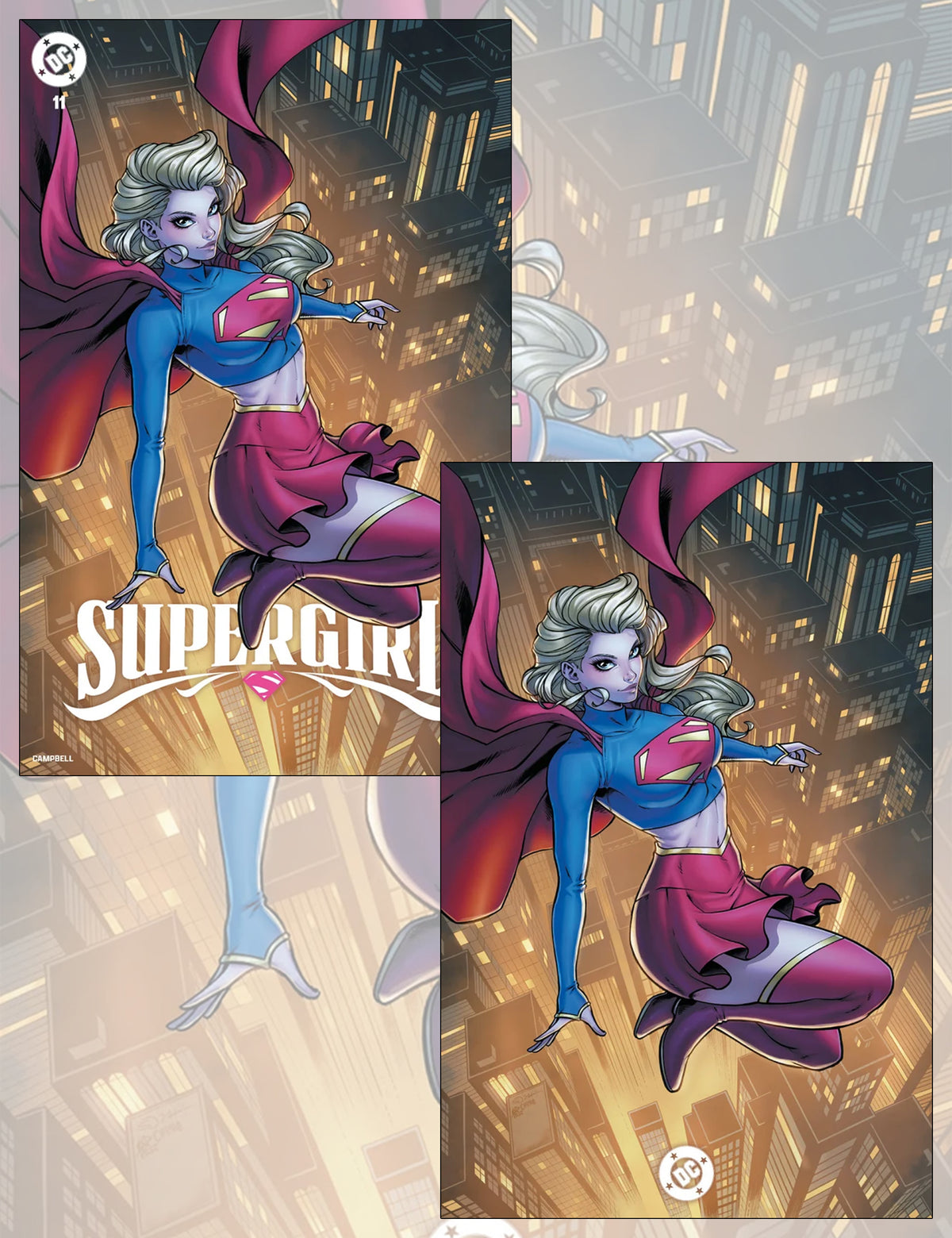 Supergirl #11 - Sorah Suhng - Trade Dress- und Virgin Variant-SET