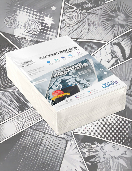 Ultimate Guard - Comic Backing Boards - Silver Size (100)