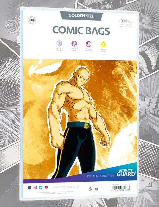 Ultimate Guard - Comic Bags - Golden Size (100)