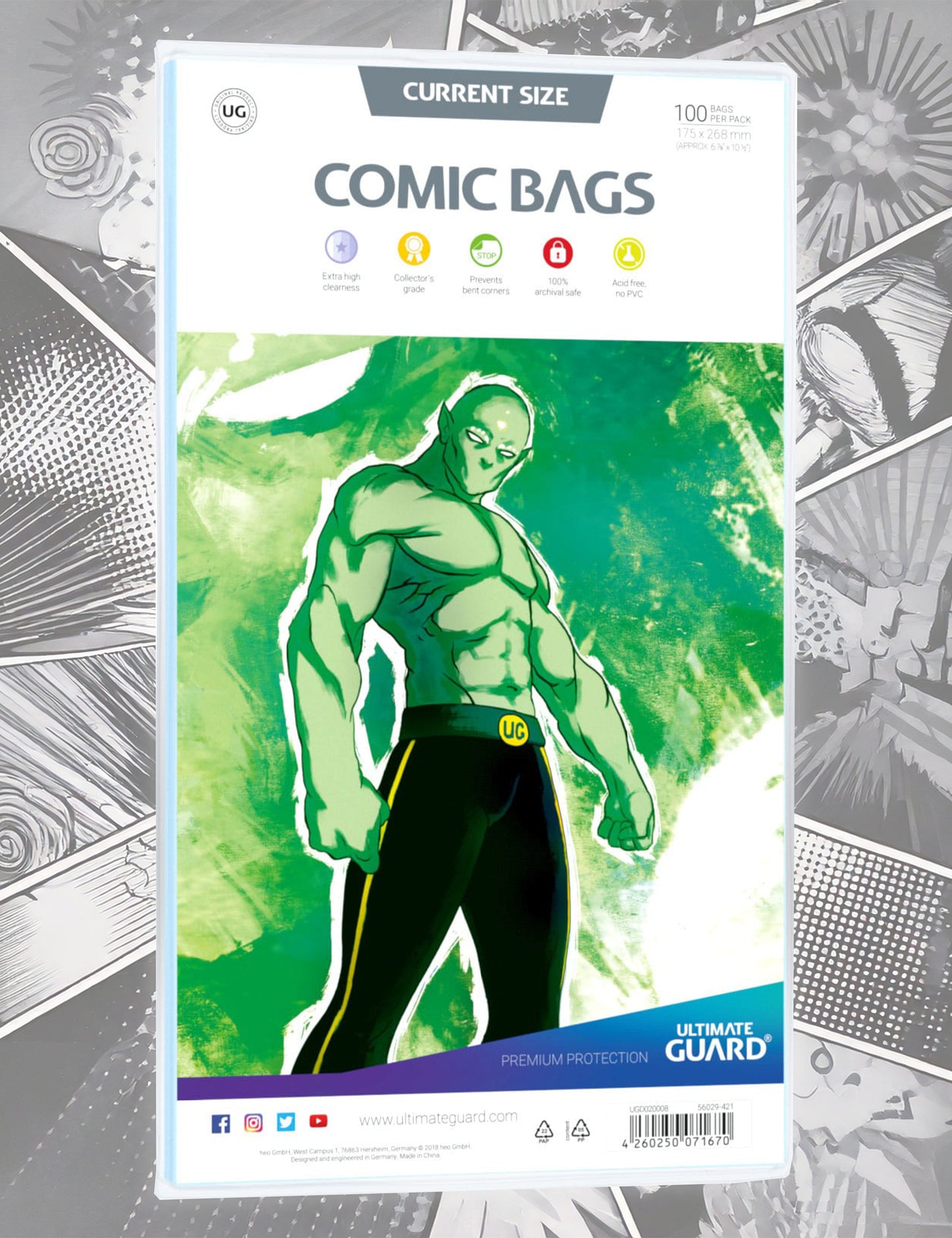 Ultimate Guard - Comic Bags - Current Size (100)