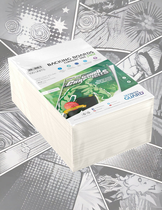 Ultimate Guard - Comic Backing Boards - Thick Current Size (100)