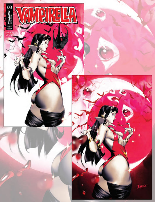 Vampirella #3 - Yona Saura - Trade Dress- und Virgin-SET