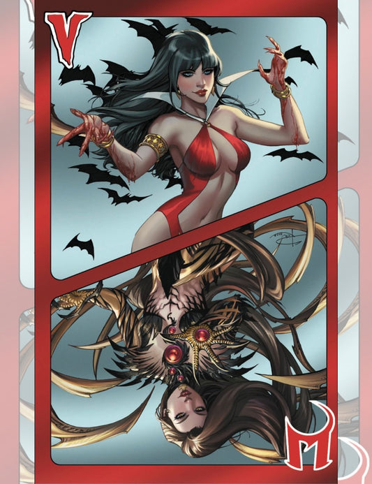 Vampirella x Witchblade #1  - Sabine Rich - Virgin Red Variant - EXKLUSIV