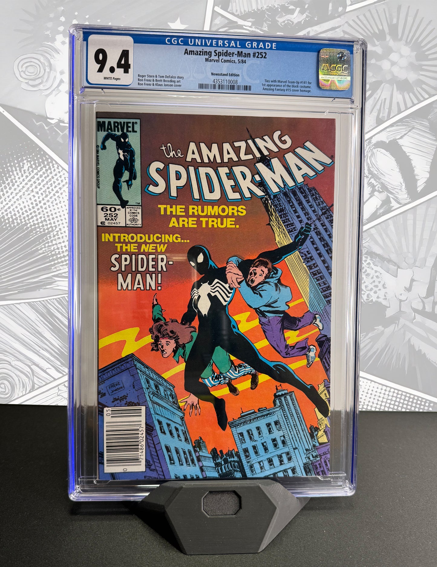 Amazing Spider-Man #252 (1984) - Newsstand - CGC 9.4
