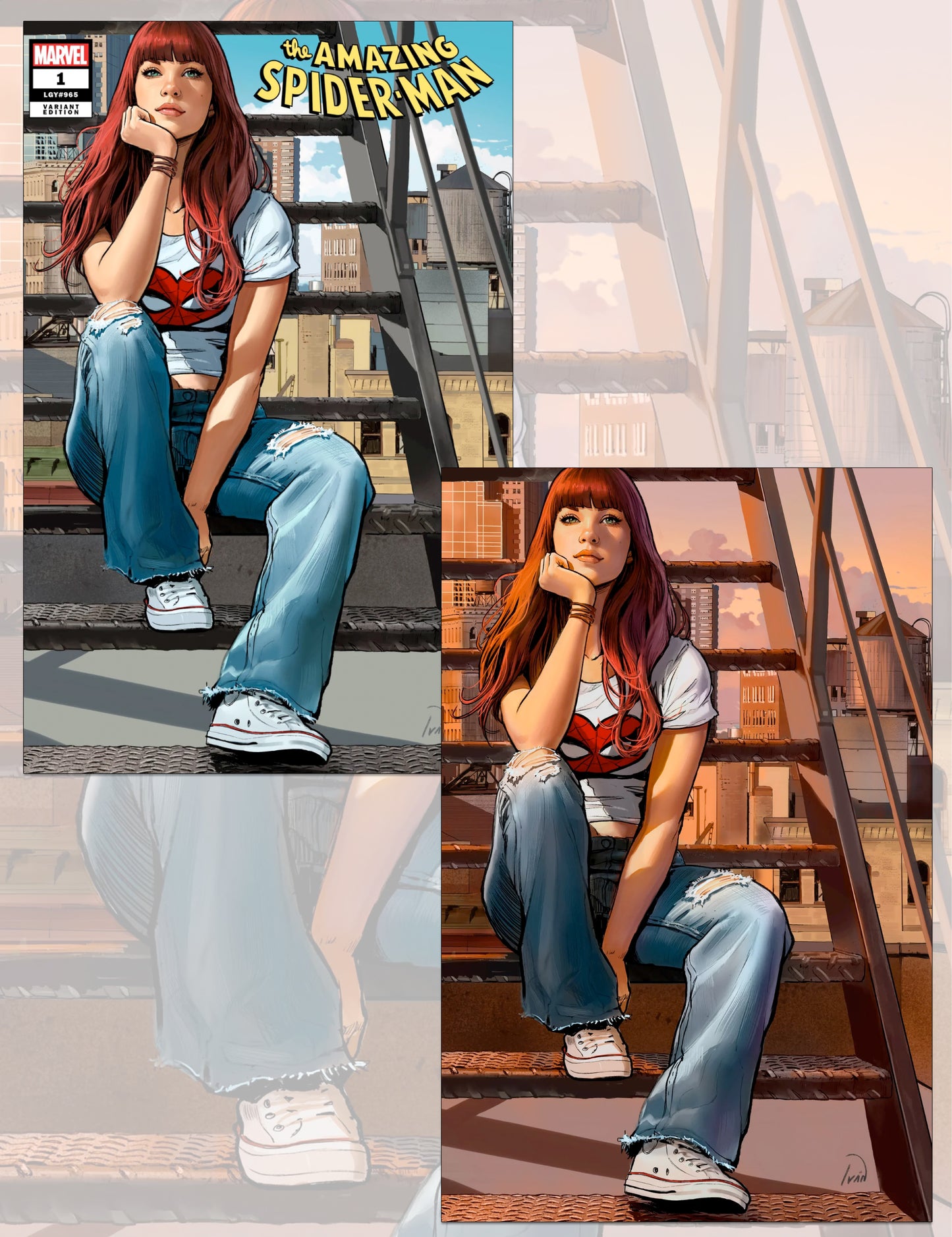 Amazing Spider-Man #1 - Ivan Talavera - Trade + Virgin Set