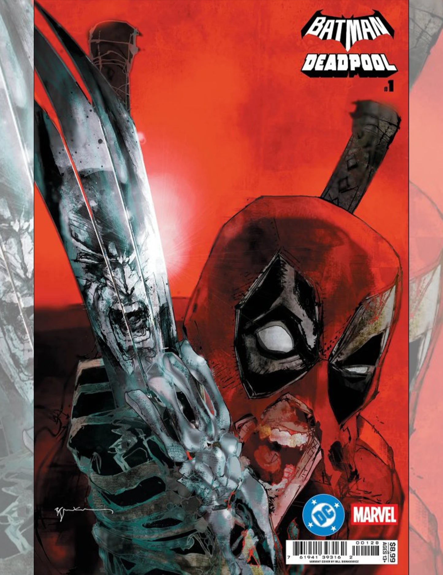 Batman / Deadpool #1 - Bill Sienkiewicz - Variant