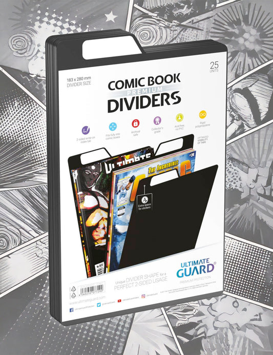 Ultimate Guard - Comic Book Dividers - Schwarz - Titeltrenner (25)