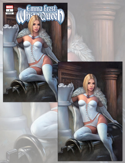 Emma Frost: White Queen #1 - Shannon Maer - Trade- + Virgin-Set