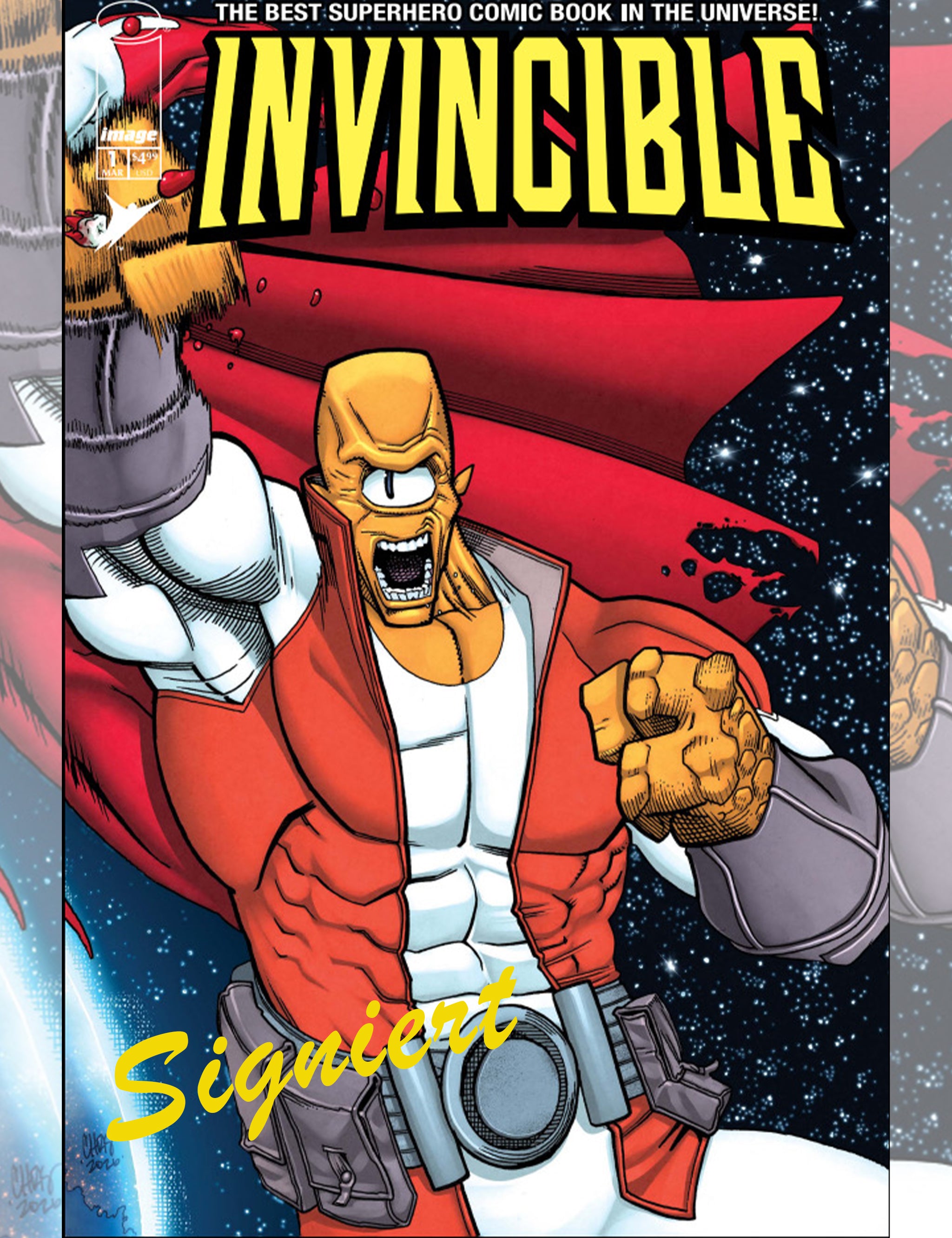 Invincible #1 (Reprint) - Chris Johnson - Wraparound Variant
