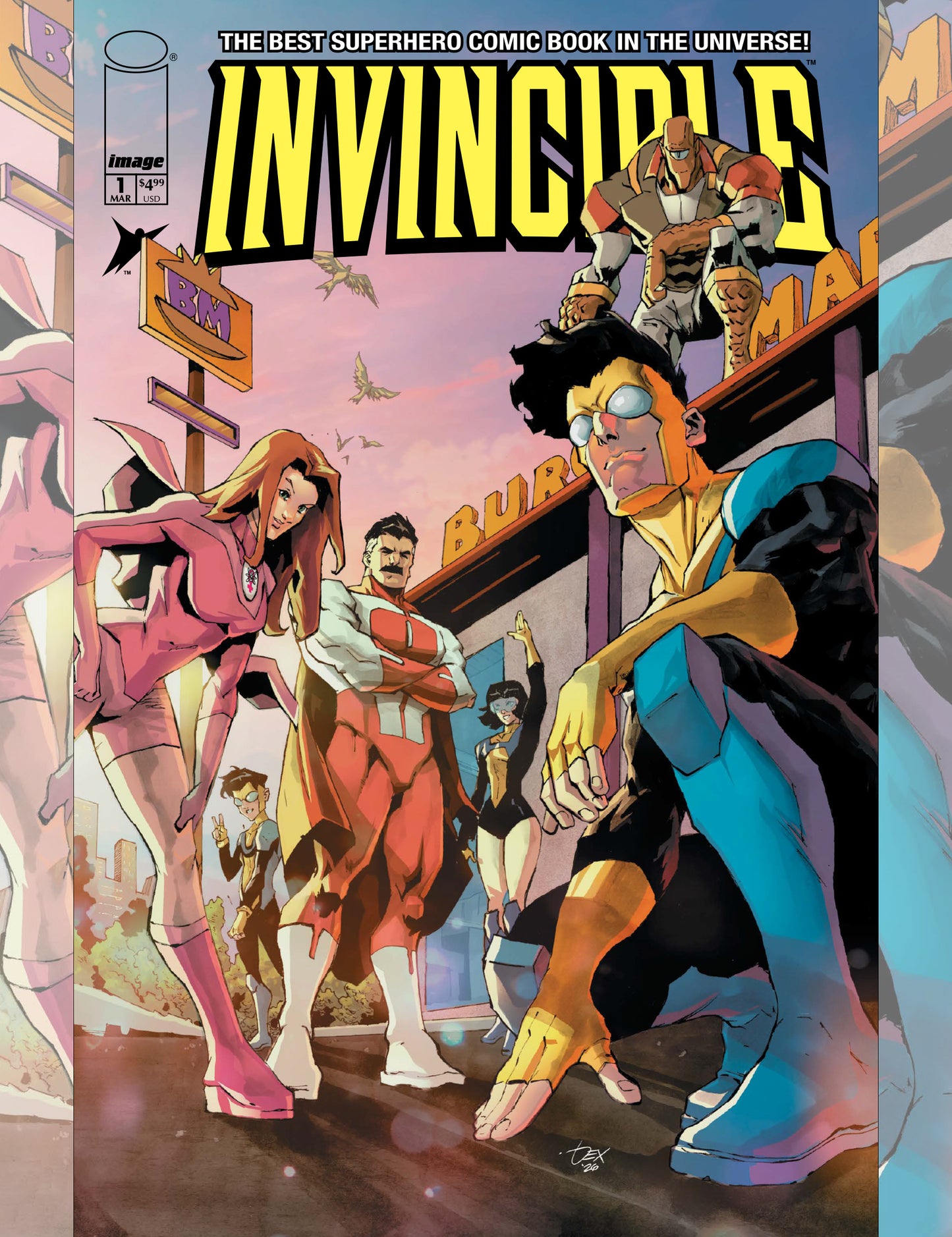 Invincible #1 (Reprint) -  Dexter Soy - Variant - EXKLUSIV