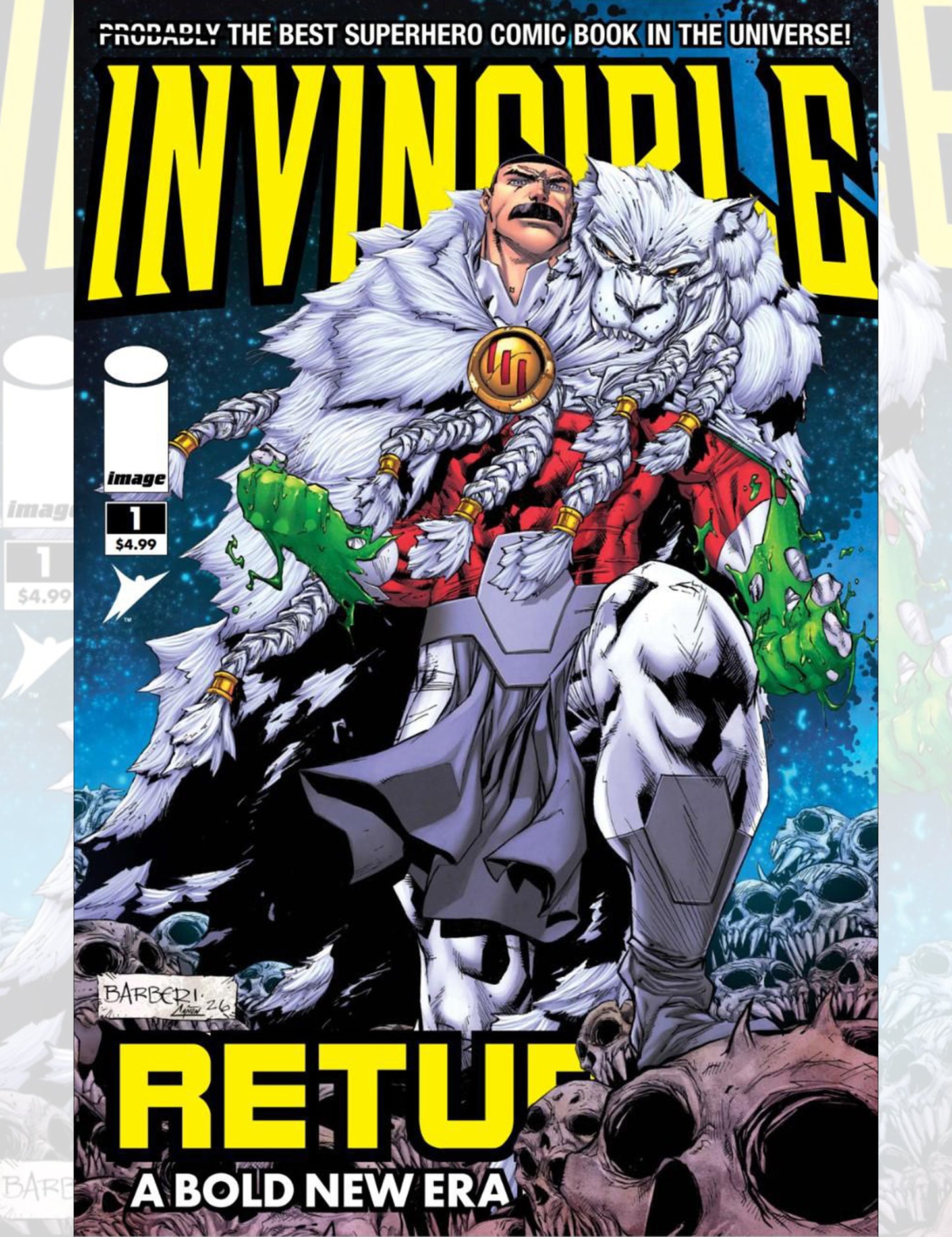 Invincible Returns #1 (Reprint) - Carlo Barberi - Variant - EXKLUSIV