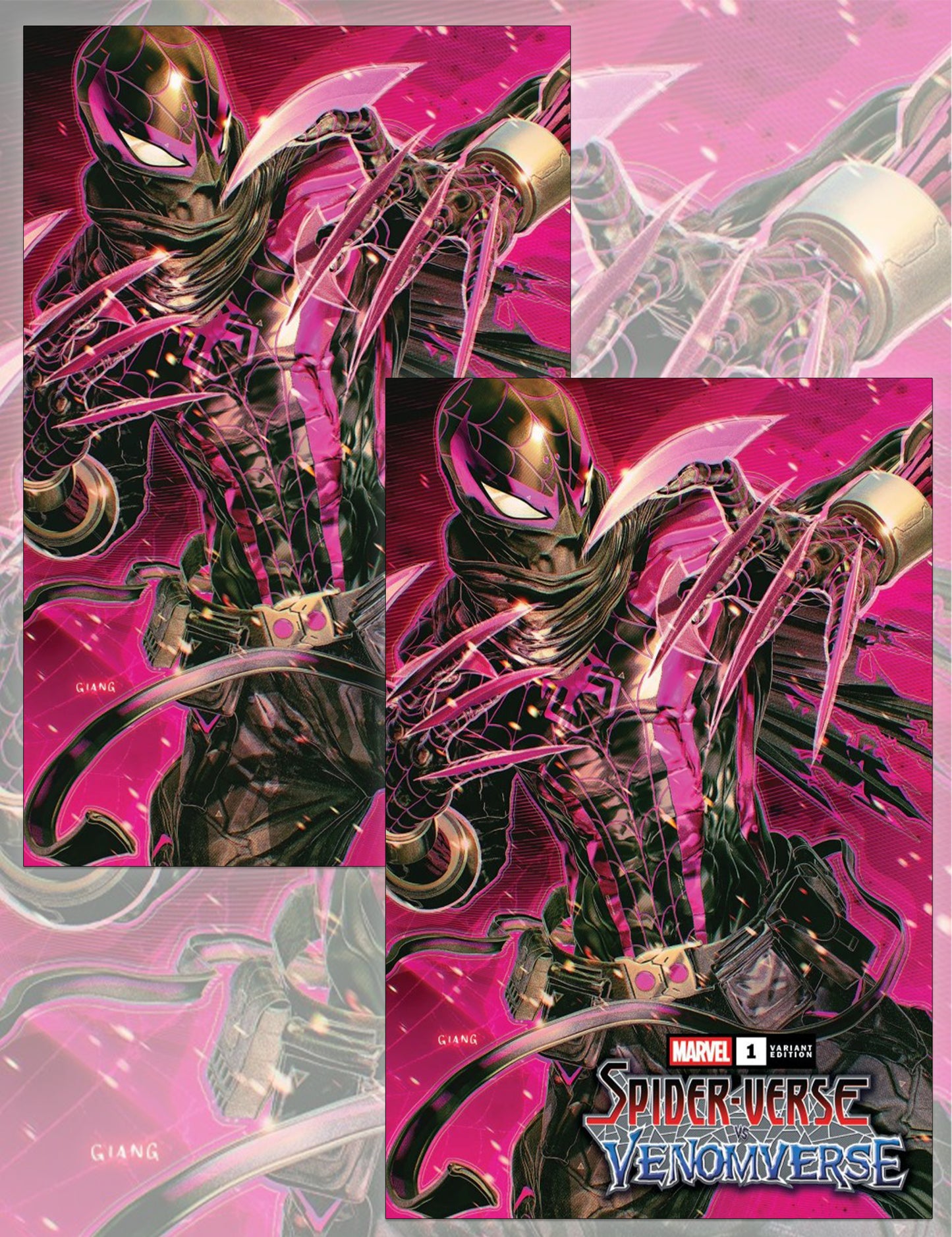 Spider-Verse vs. Venomverse #1 - John Giang - Trade- + Virgin-Set