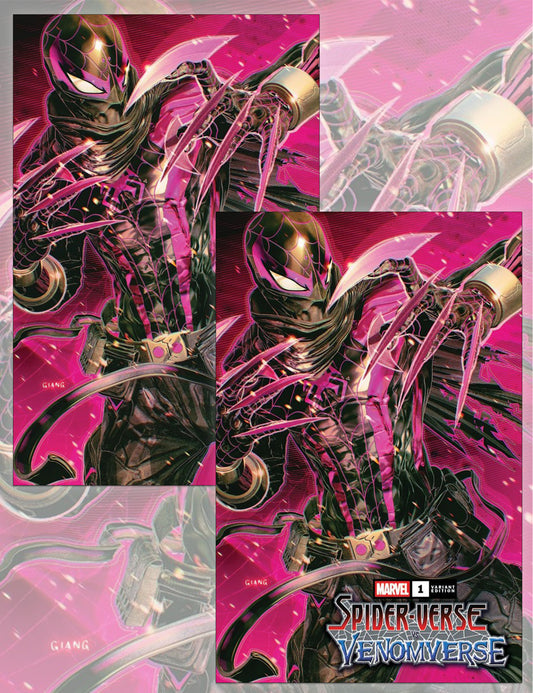 Spider-Verse vs. Venomverse #1 - John Giang - Trade- + Virgin-Set
