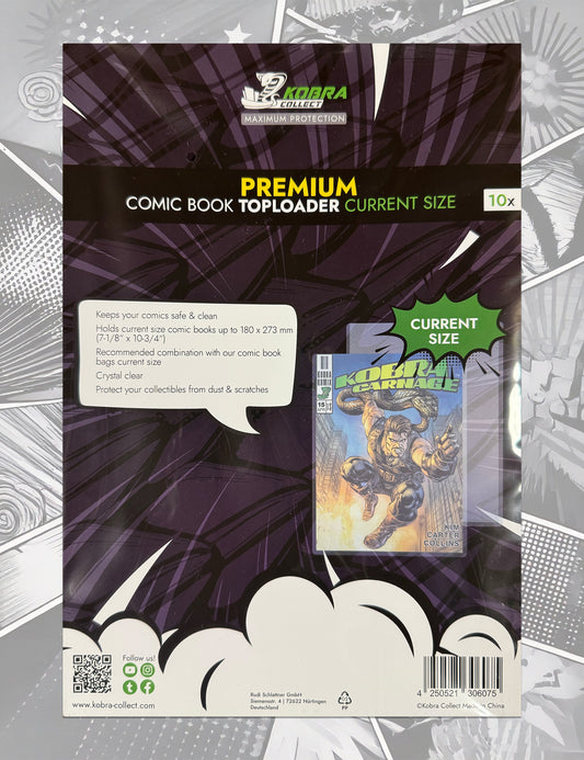 10x Kobra Collect - Current Size - Comic Book Toploader Premium