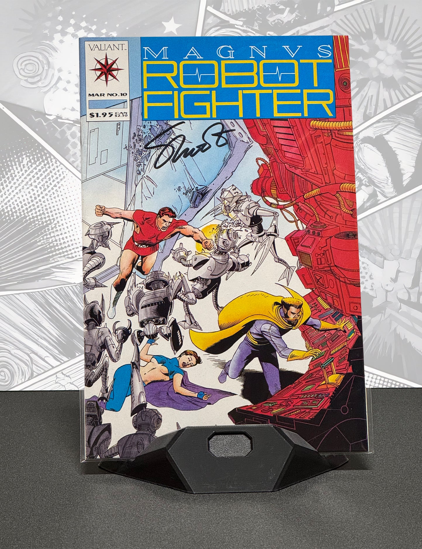 Magnus Robot Fighter #10 - Signiert von Jim Shooter mit COA