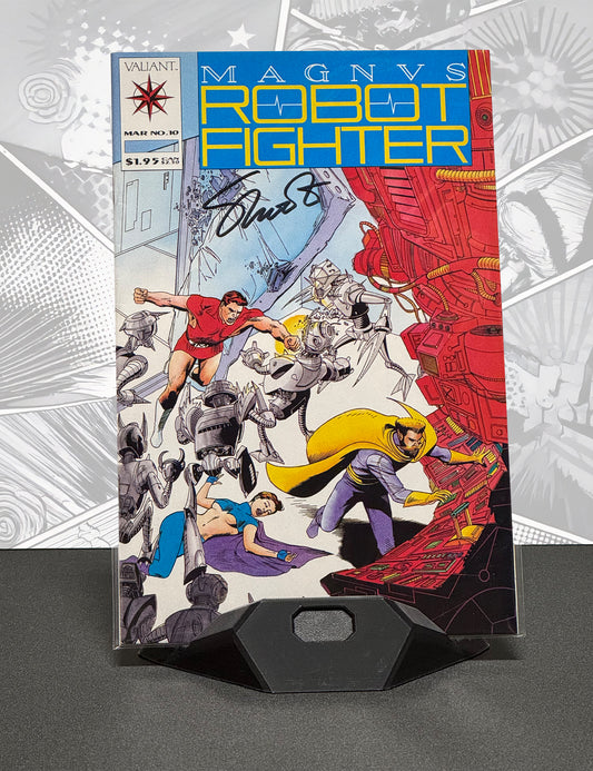 Magnus Robot Fighter #10 - Signiert von Jim Shooter mit COA
