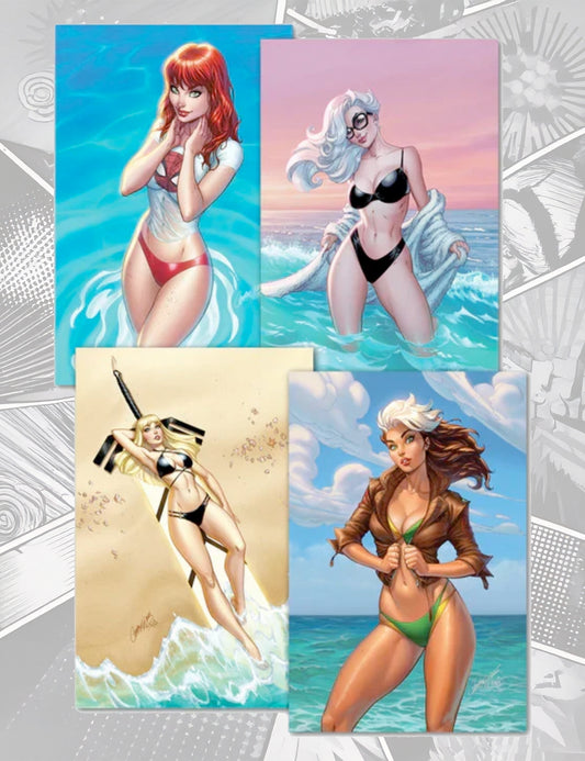 Marvel Swimsuit Special: Friends, Foes & Rivals #1 - J. Scott Campbell - Virgin Set