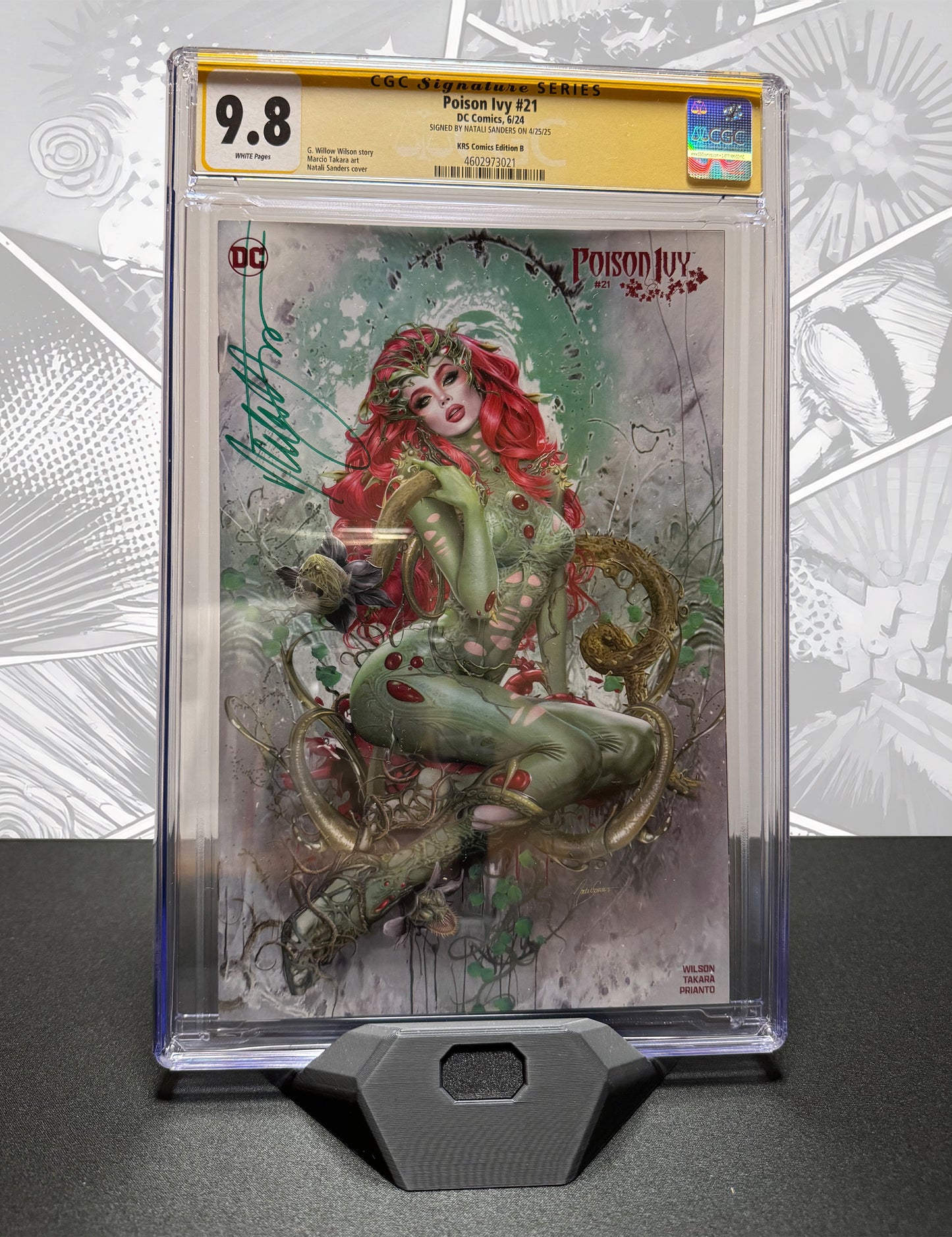 Poison Ivy #21 - Natali Sanders Variant - CGC Signiert 9.8