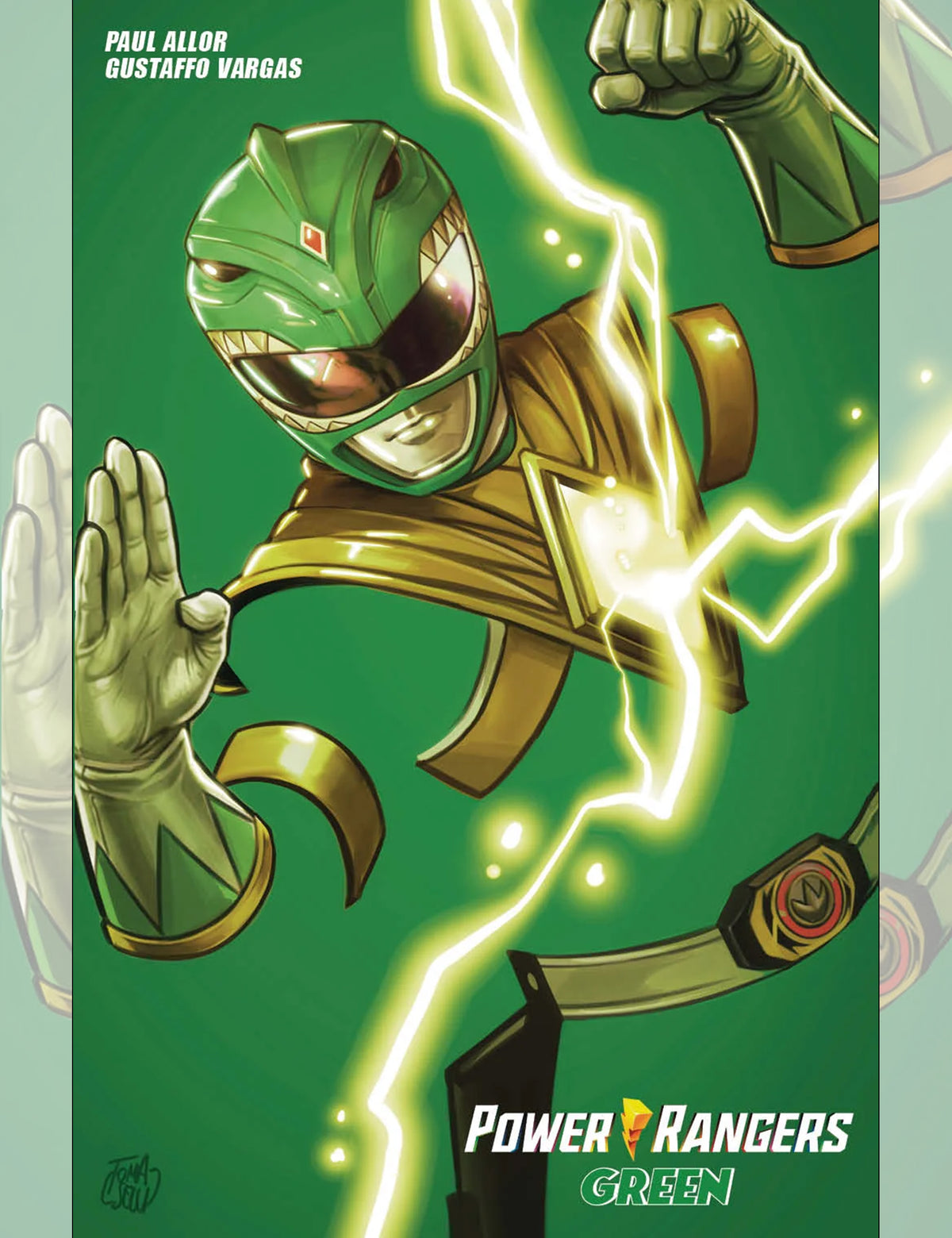 Power Rangers Green #1 - Francesco Tomaselli - Trade Dress Variant