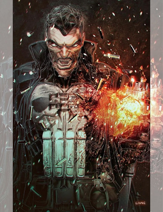 Punisher: Red Band #1 - John Giang - Virgin Variant