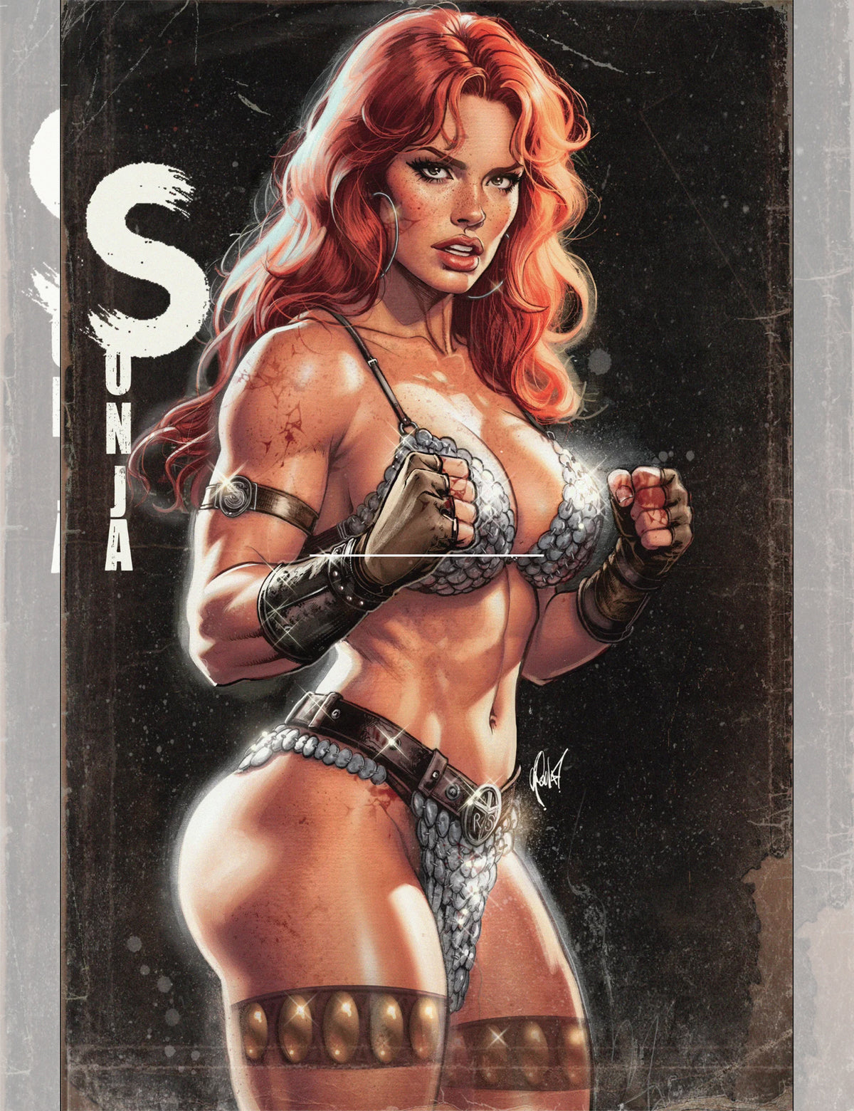 Red Sonja #1 - Cedric Poulat - Virgin Variant